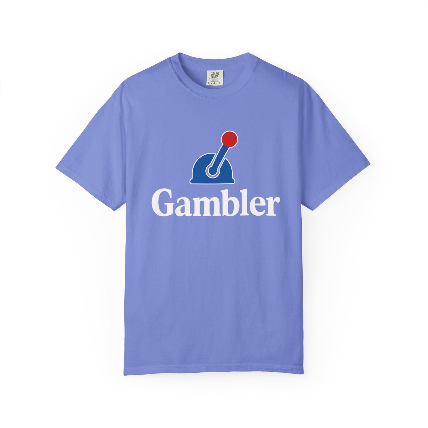 Gambler Slot Machine Shirt Unisex Garment-Dyed T-Shirt – Casual Wear, Gifts for Gamblers, Birthday, Fun Gaming Tee, Unique Style
