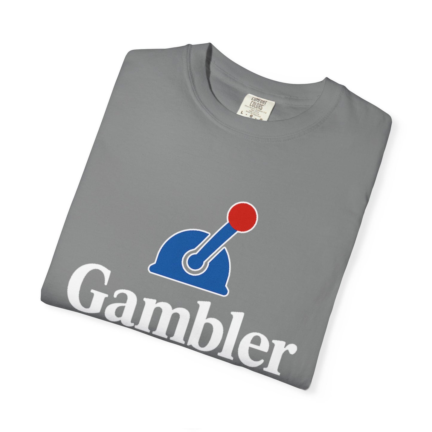 Gambler Slot Machine Shirt Unisex Garment-Dyed T-Shirt – Casual Wear, Gifts for Gamblers, Birthday, Fun Gaming Tee, Unique Style