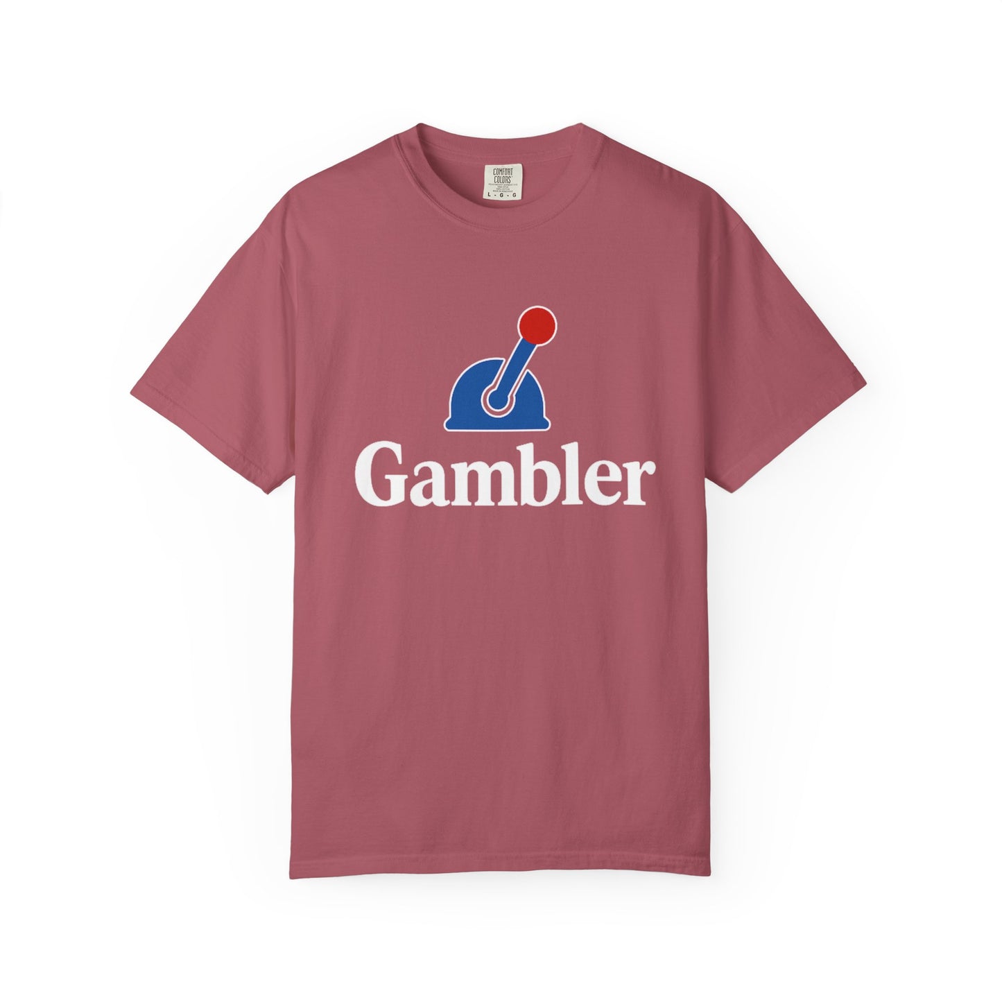Gambler Slot Machine Shirt Unisex Garment-Dyed T-Shirt – Casual Wear, Gifts for Gamblers, Birthday, Fun Gaming Tee, Unique Style