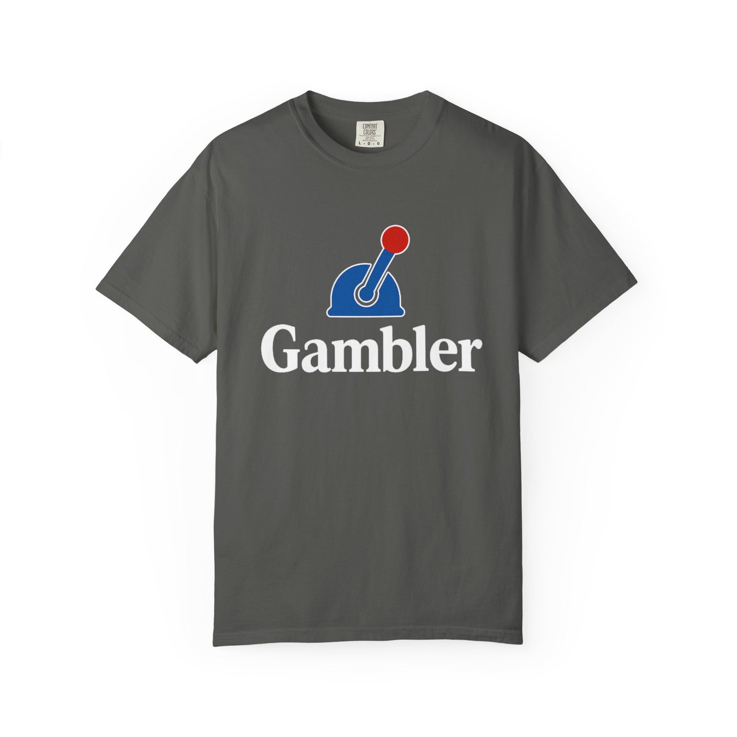 Gambler Slot Machine Shirt Unisex Garment-Dyed T-Shirt – Casual Wear, Gifts for Gamblers, Birthday, Fun Gaming Tee, Unique Style