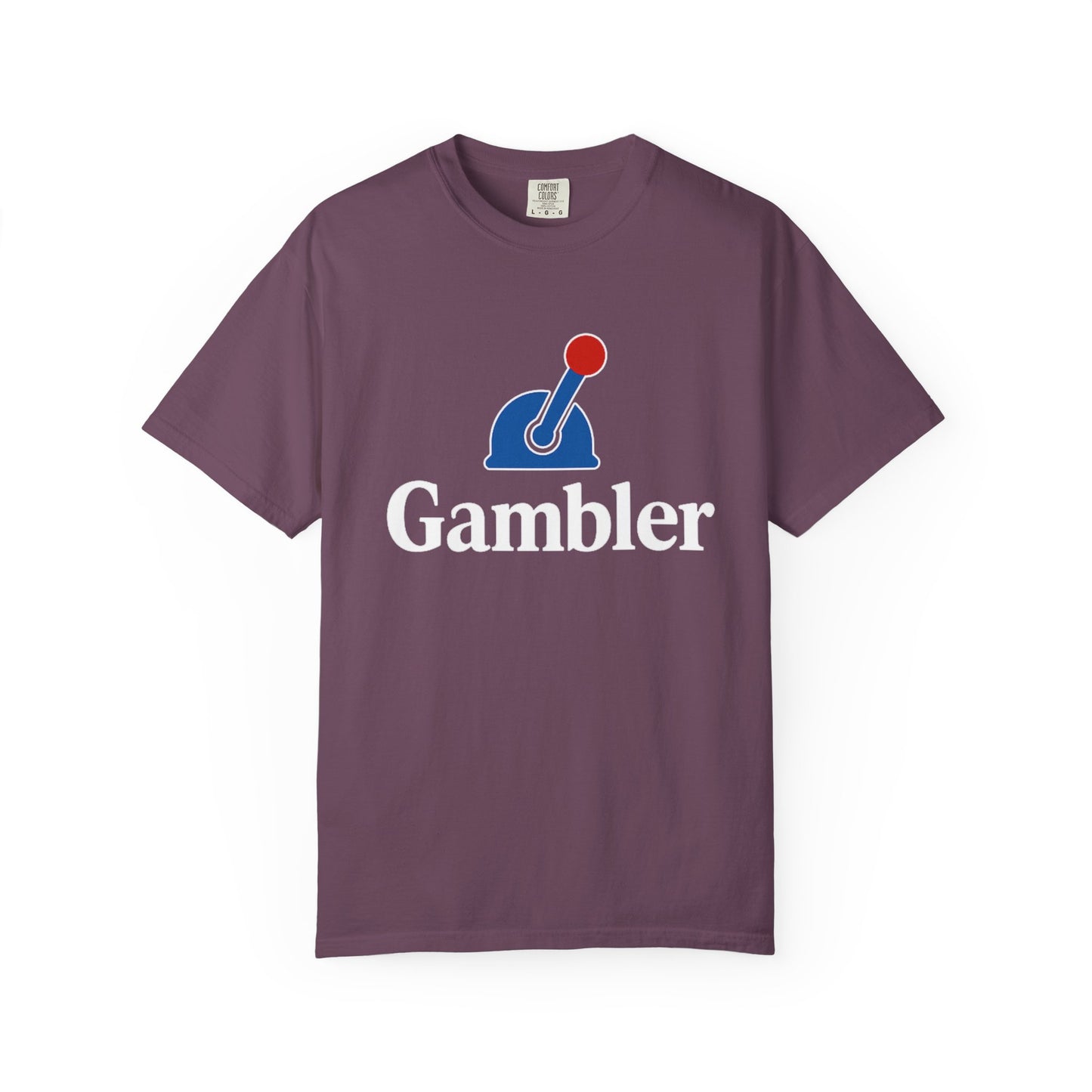 Gambler Slot Machine Shirt Unisex Garment-Dyed T-Shirt – Casual Wear, Gifts for Gamblers, Birthday, Fun Gaming Tee, Unique Style