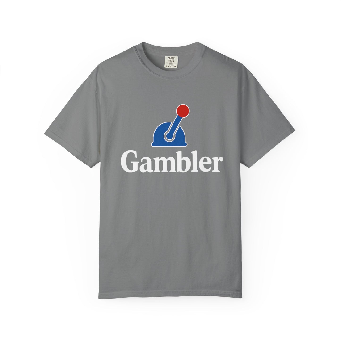 Gambler Slot Machine Shirt Unisex Garment-Dyed T-Shirt – Casual Wear, Gifts for Gamblers, Birthday, Fun Gaming Tee, Unique Style
