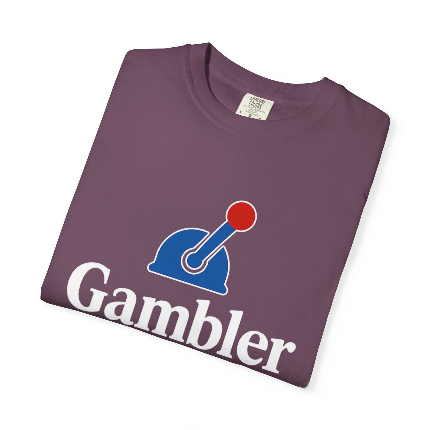 Gambler Slot Machine Shirt Unisex Garment-Dyed T-Shirt – Casual Wear, Gifts for Gamblers, Birthday, Fun Gaming Tee, Unique Style