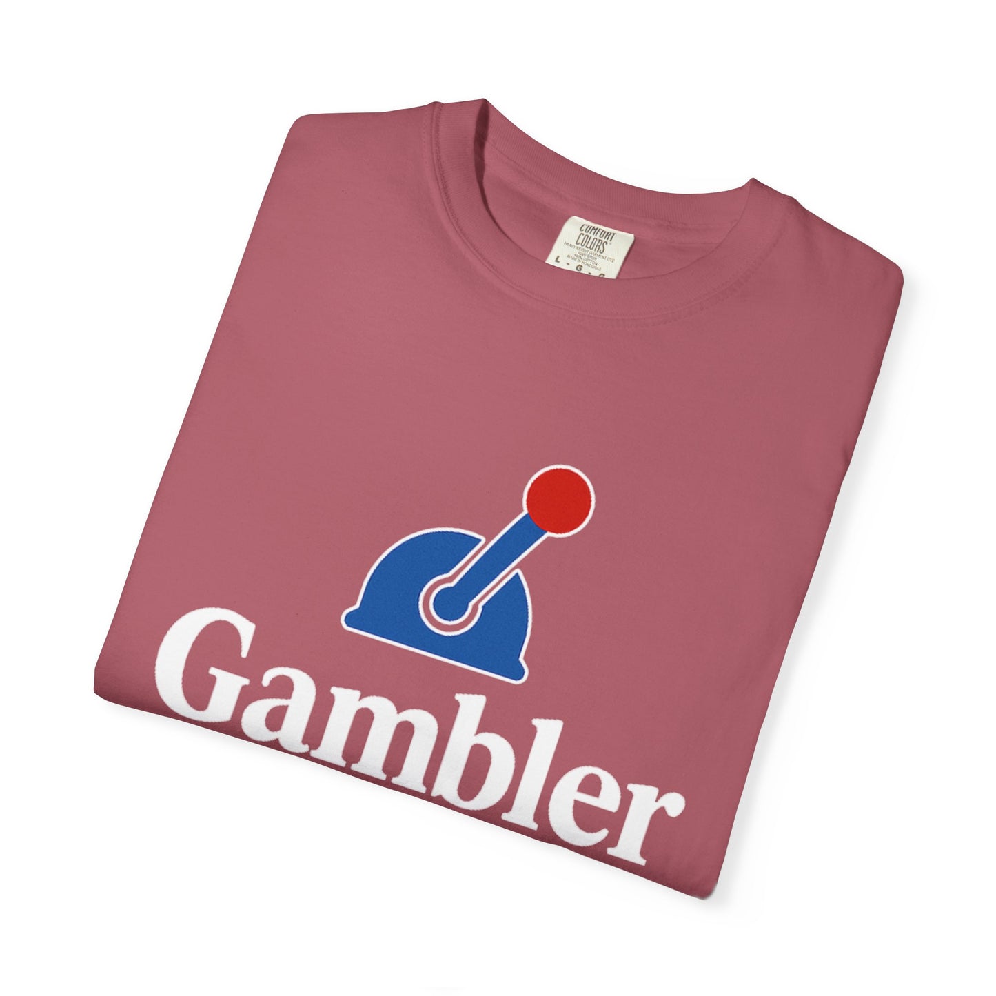 Gambler Slot Machine Shirt Unisex Garment-Dyed T-Shirt – Casual Wear, Gifts for Gamblers, Birthday, Fun Gaming Tee, Unique Style