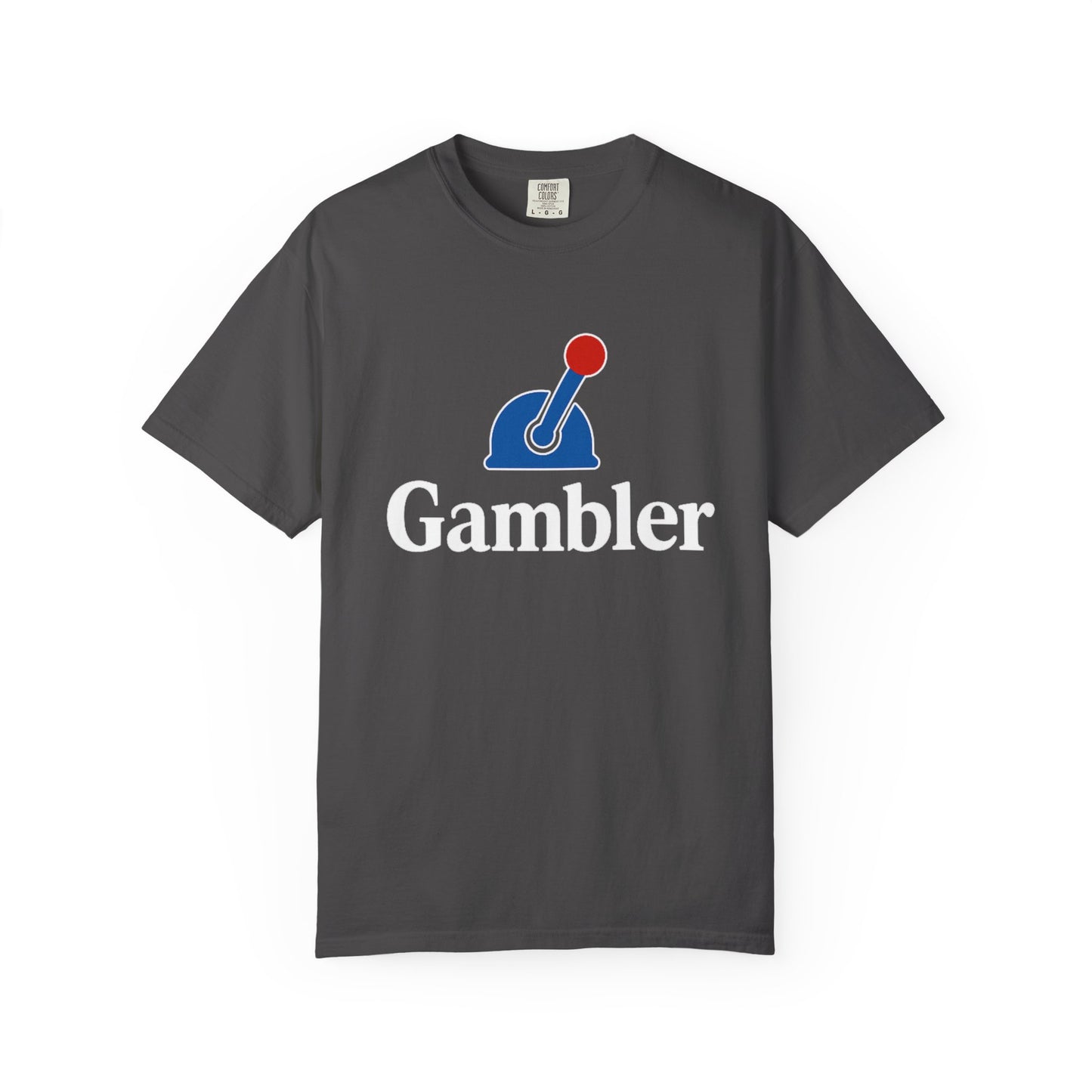 Gambler Slot Machine Shirt Unisex Garment-Dyed T-Shirt – Casual Wear, Gifts for Gamblers, Birthday, Fun Gaming Tee, Unique Style