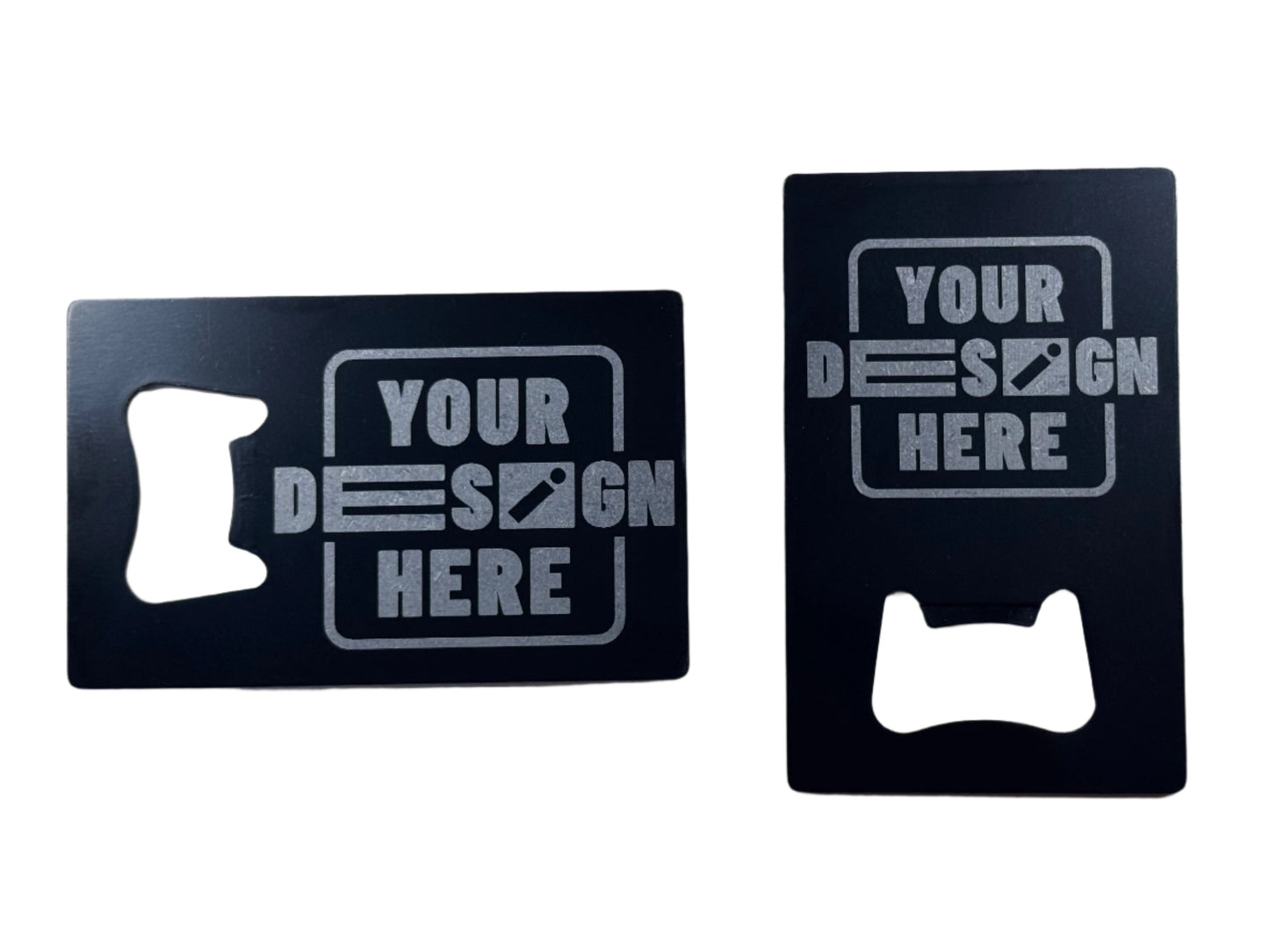 Logo Custom Engraved Wallet Bottle Opener